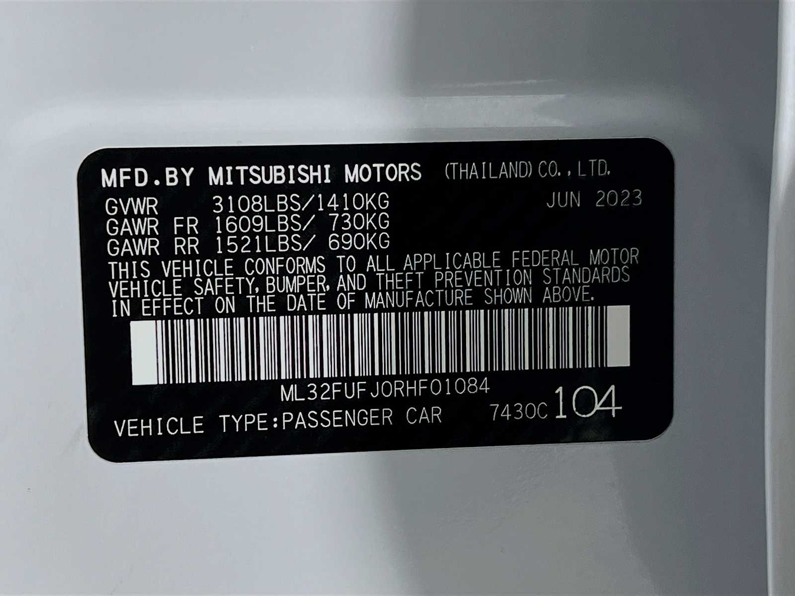 2024 Mitsubishi Mirage G4 SE - Photo 30
