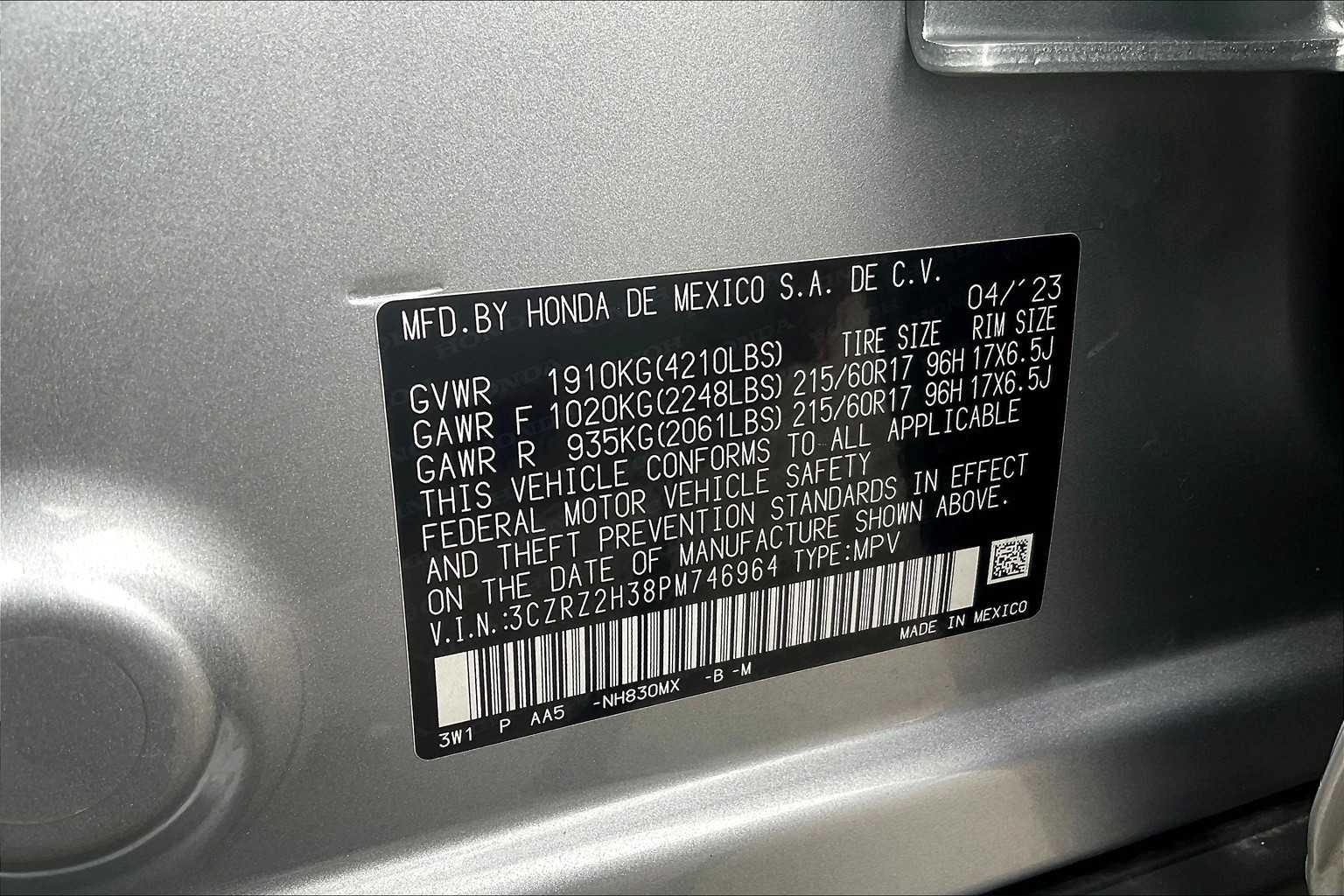 2023 Honda HR-V LX - Photo 34