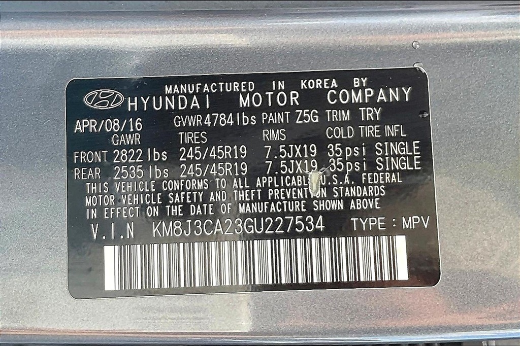 2016 Hyundai Tucson Limited - Photo 33