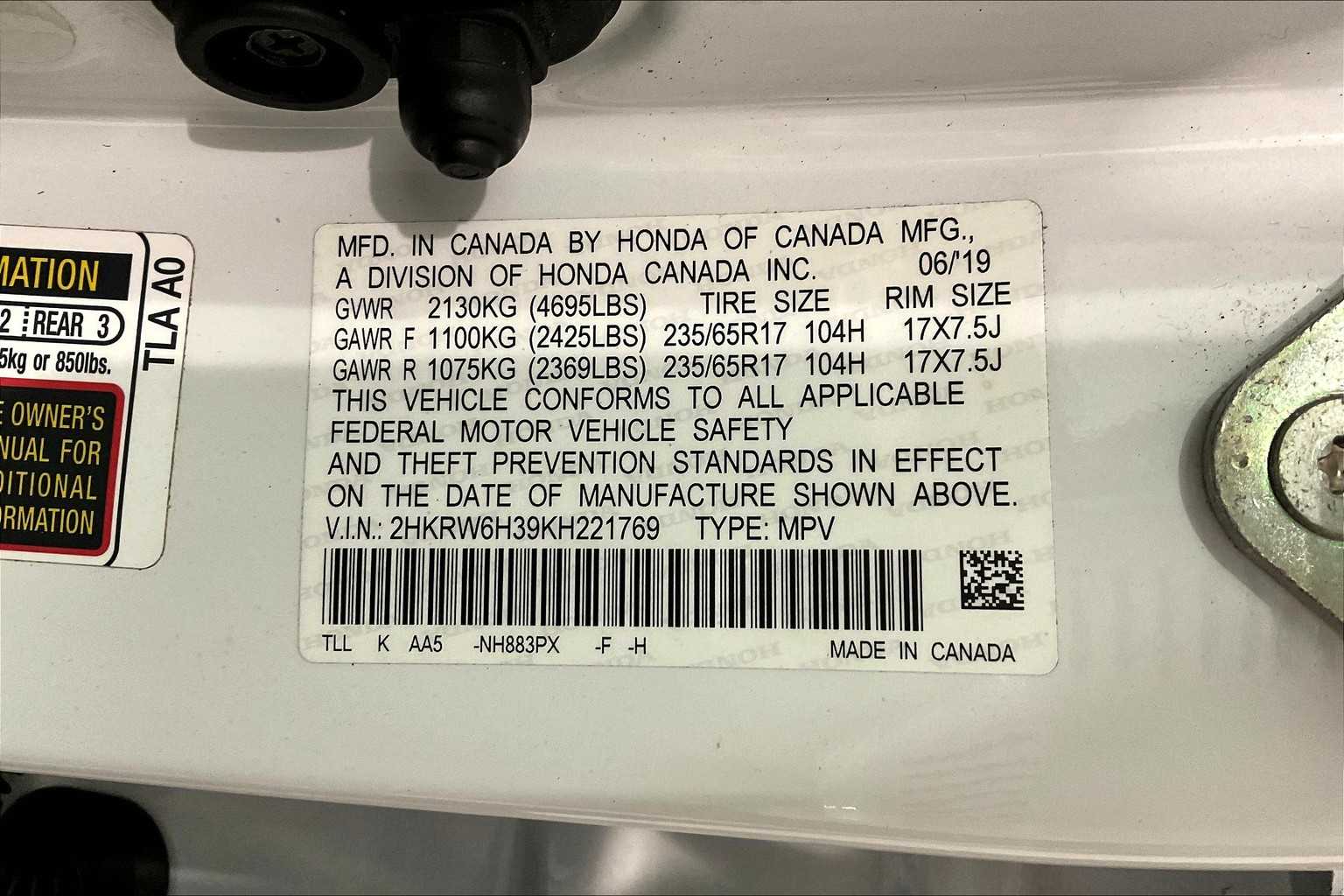 2019 Honda CR-V LX - Photo 34