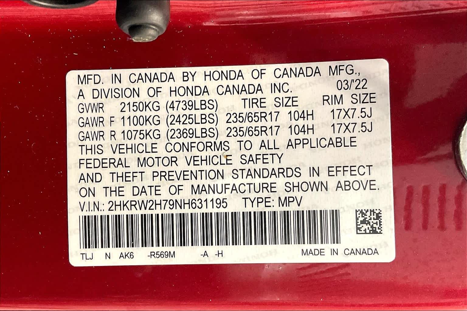 2022 Honda CR-V Special Edition - Photo 35
