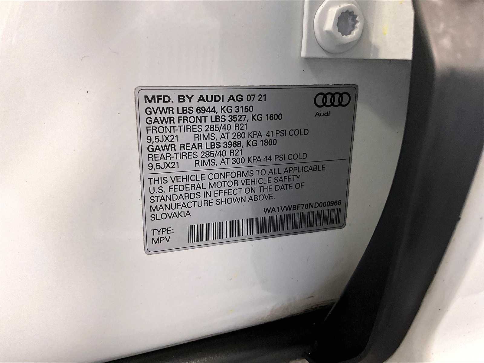 2022 Audi SQ7 Prestige - Photo 36