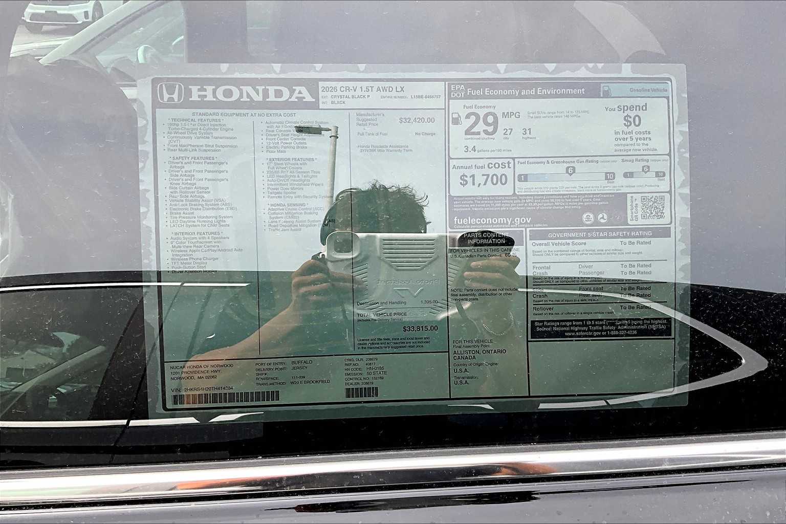 2026 Honda CR-V LX - Photo 17