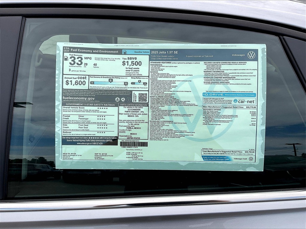 2025 Volkswagen Jetta 1.5T SE - Photo 17