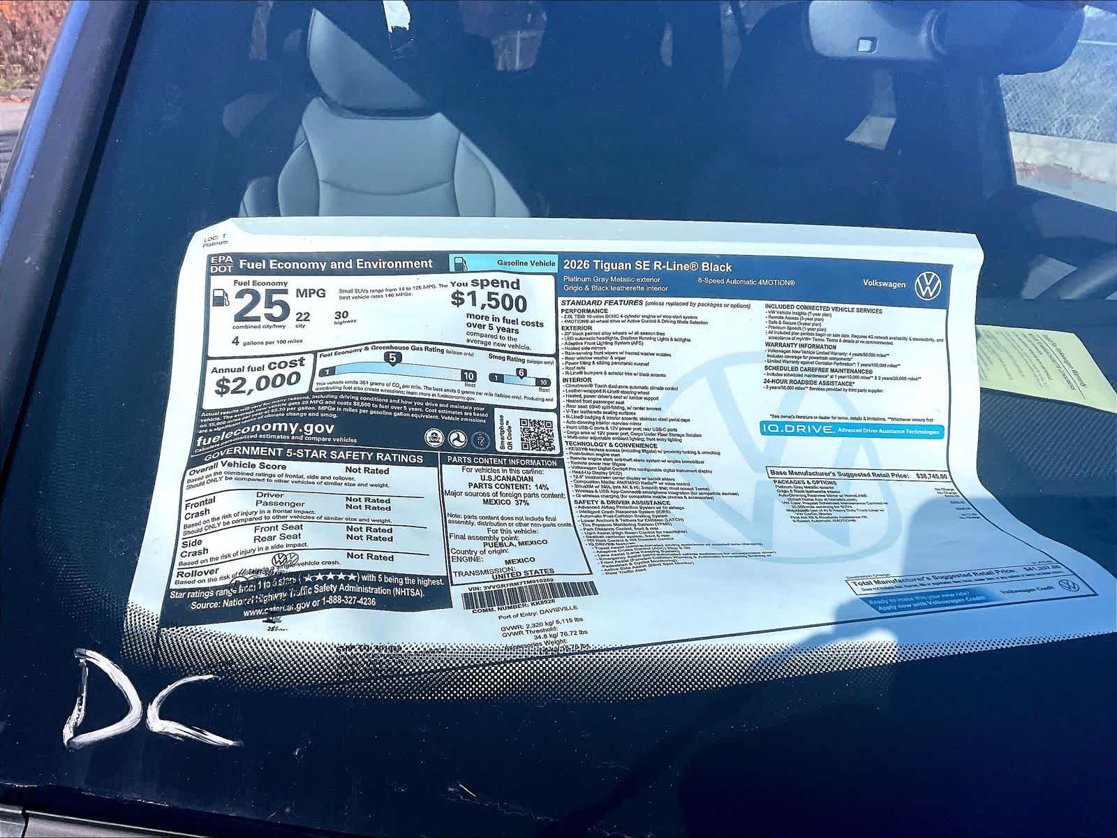 2026 Volkswagen Tiguan SE R-Line Black - Photo 18