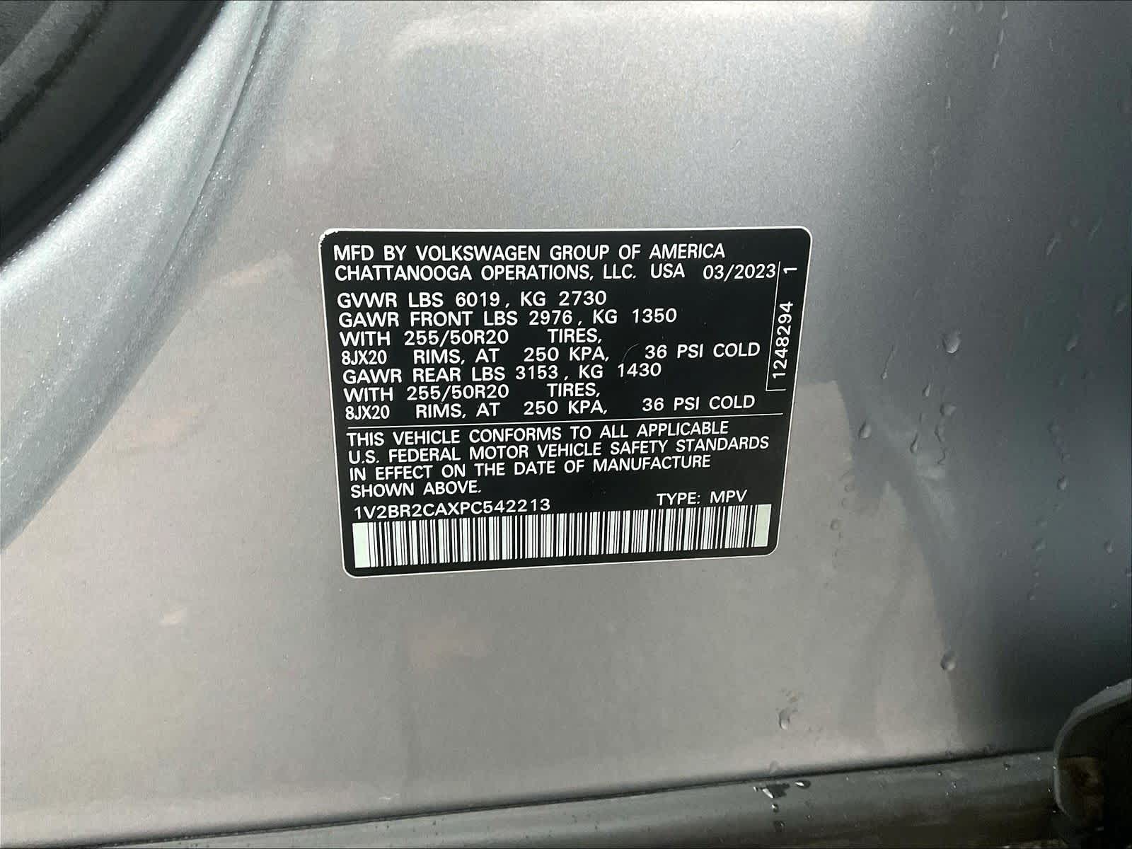 2023 Volkswagen Atlas 3.6L V6 SEL - Photo 36