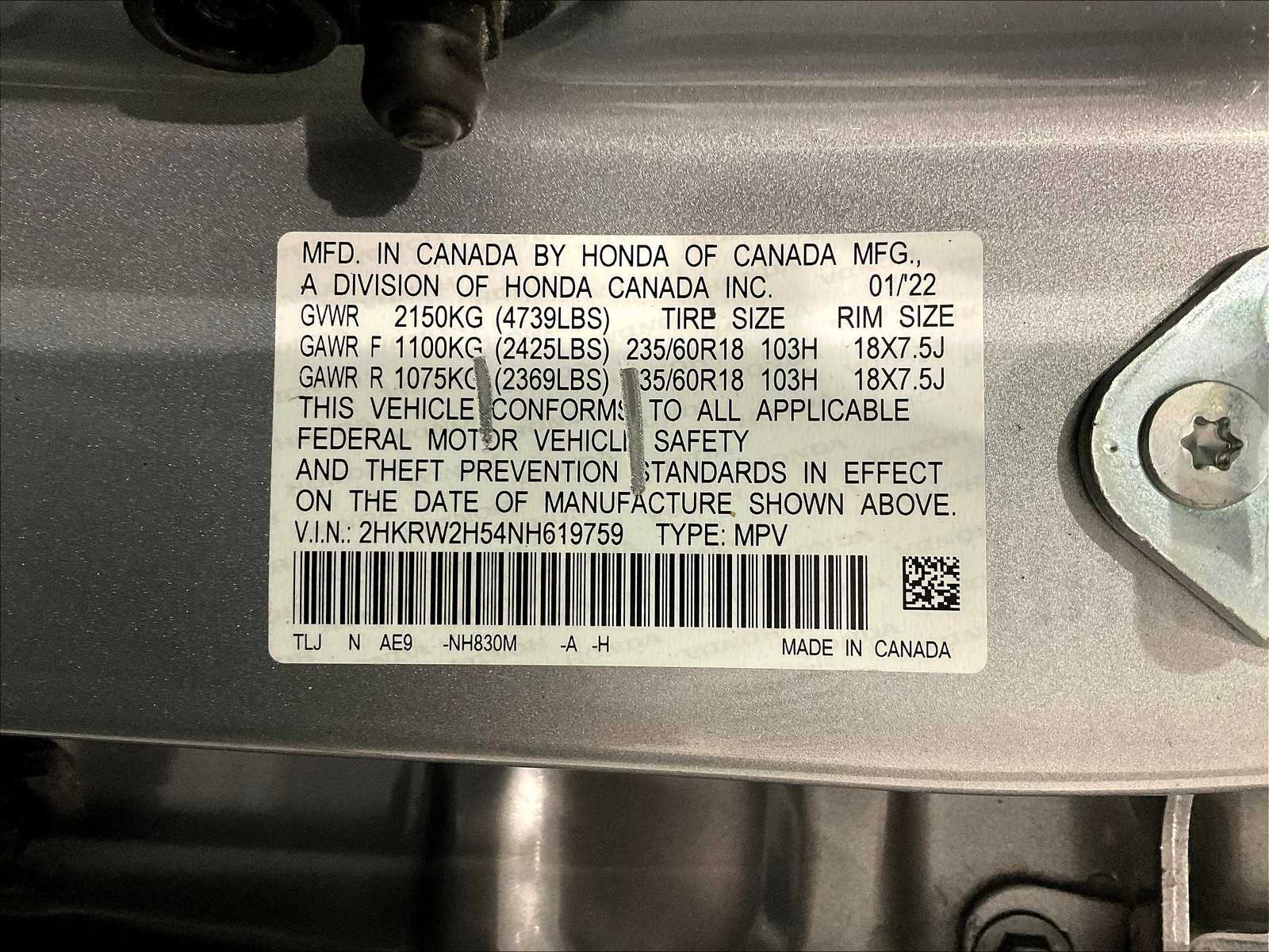 2022 Honda CR-V EX - Photo 35