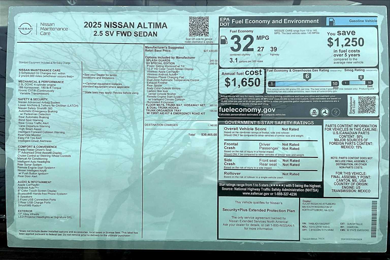 2025 Nissan Altima SV - Photo 18