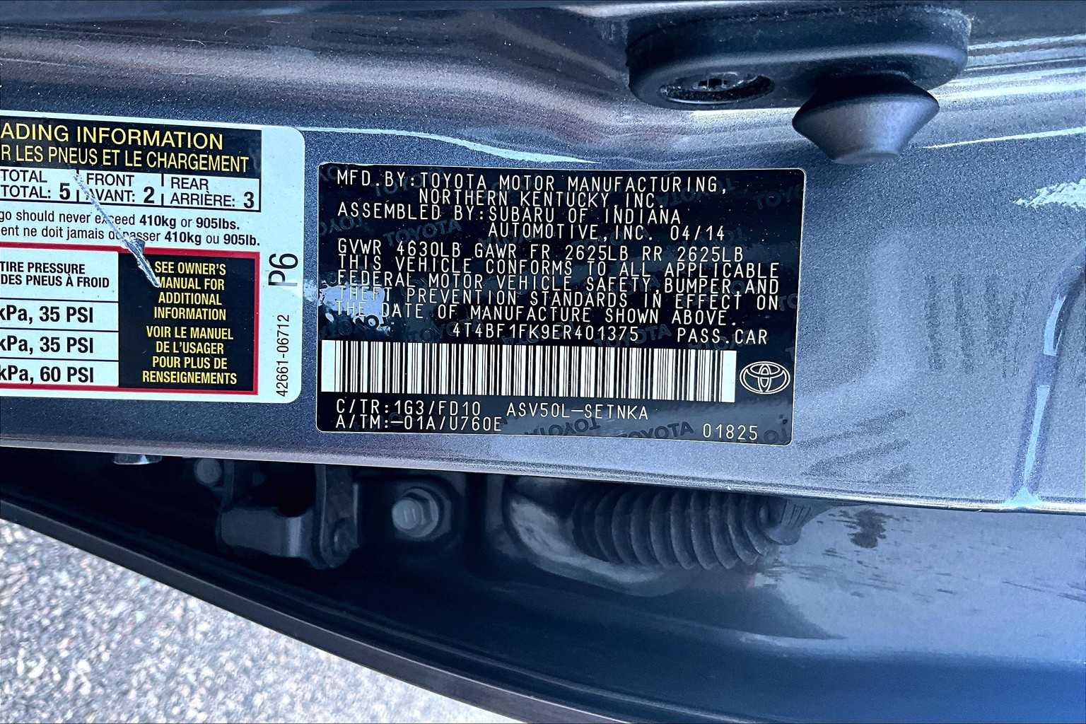 2014 Toyota Camry LE - Photo 6