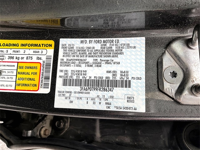 2015 Ford Fusion SE - Photo 9
