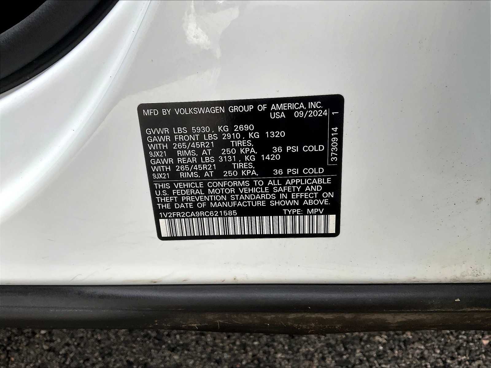 2024 Volkswagen Atlas 2.0T SEL Premium R-Line - Photo 34