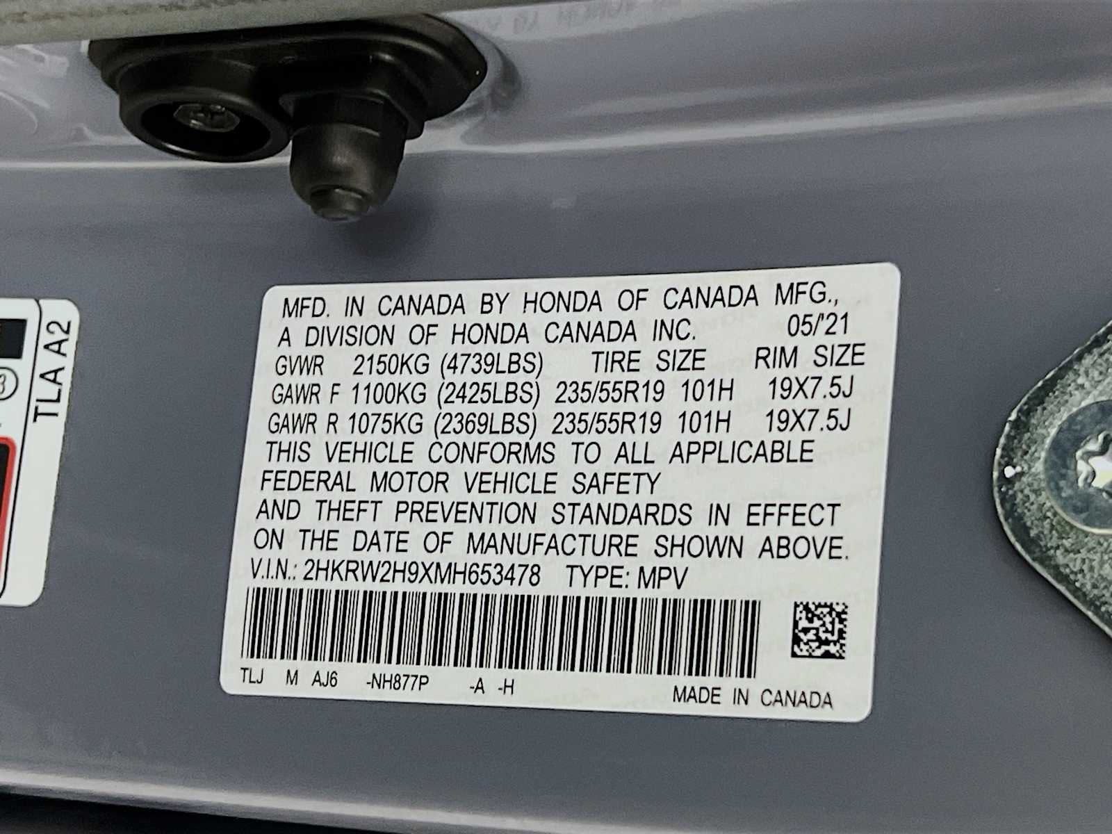 2021 Honda CR-V Touring - Photo 32