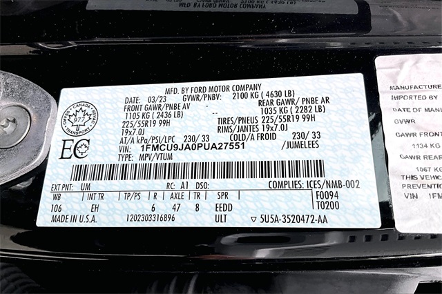 2023 Ford Escape Platinum - Photo 33