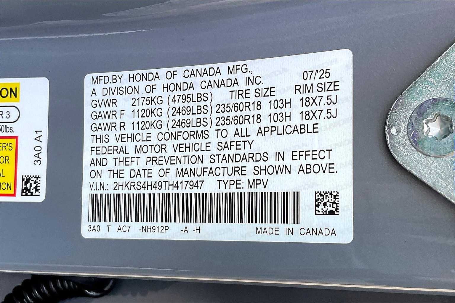 2026 Honda CR-V EX - Photo 17