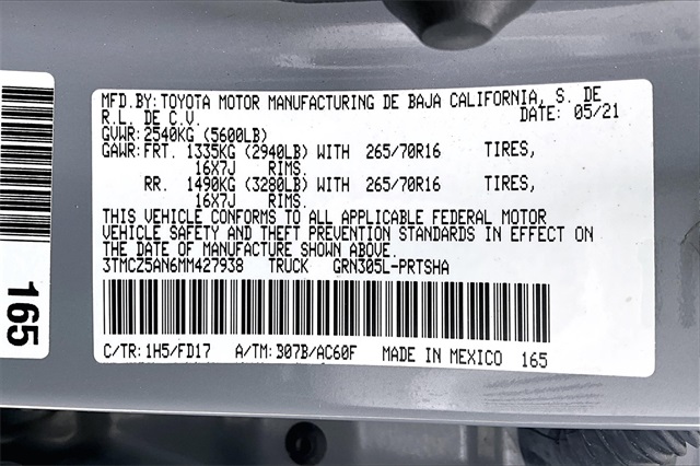 2021 Toyota Tacoma SR5 - Photo 34