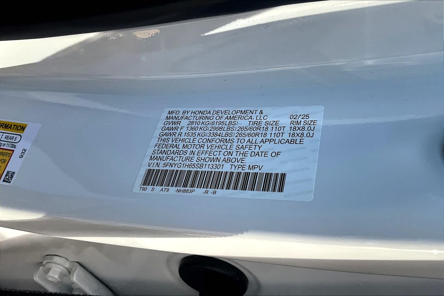 2025 Honda Pilot TrailSport - Photo 18
