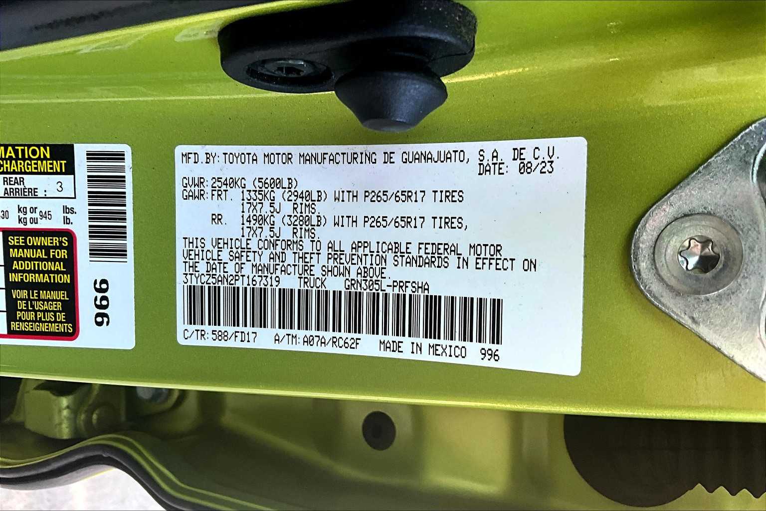 2023 Toyota Tacoma TRD Sport - Photo 37