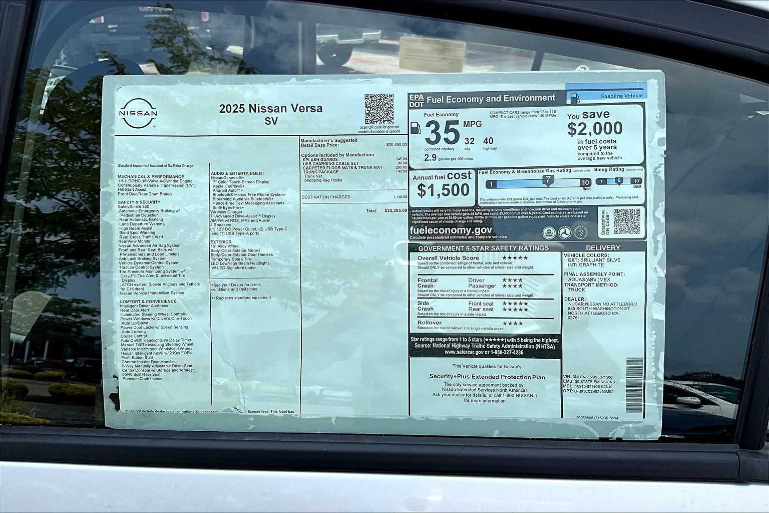 2025 Nissan Versa SV - Photo 18