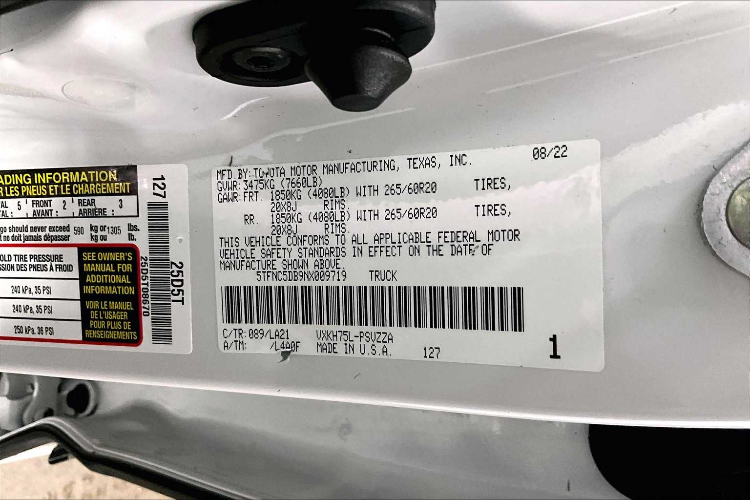 2022 Toyota Tundra Platinum Hybrid - Photo 37