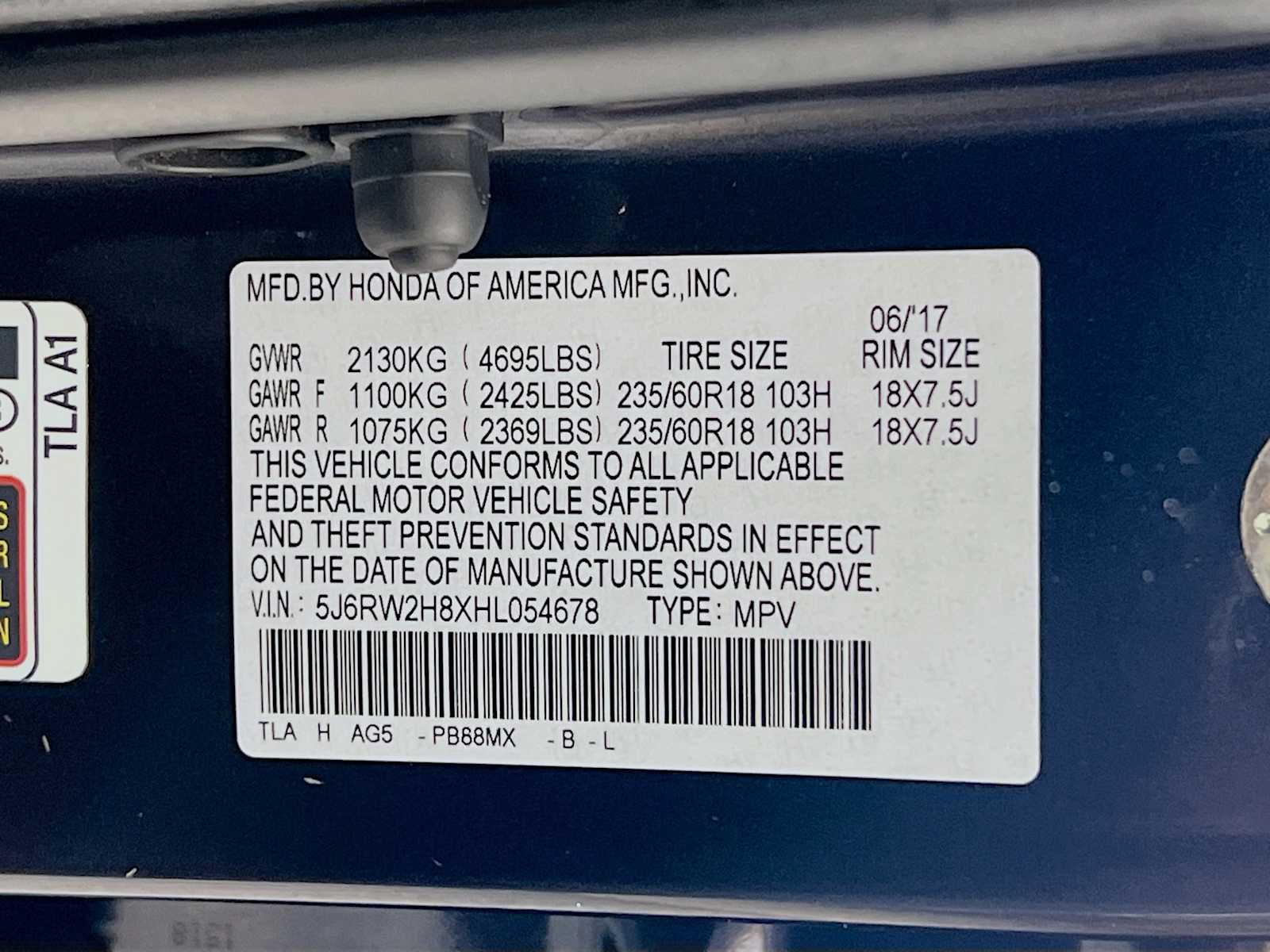 2017 Honda CR-V EX-L - Photo 33
