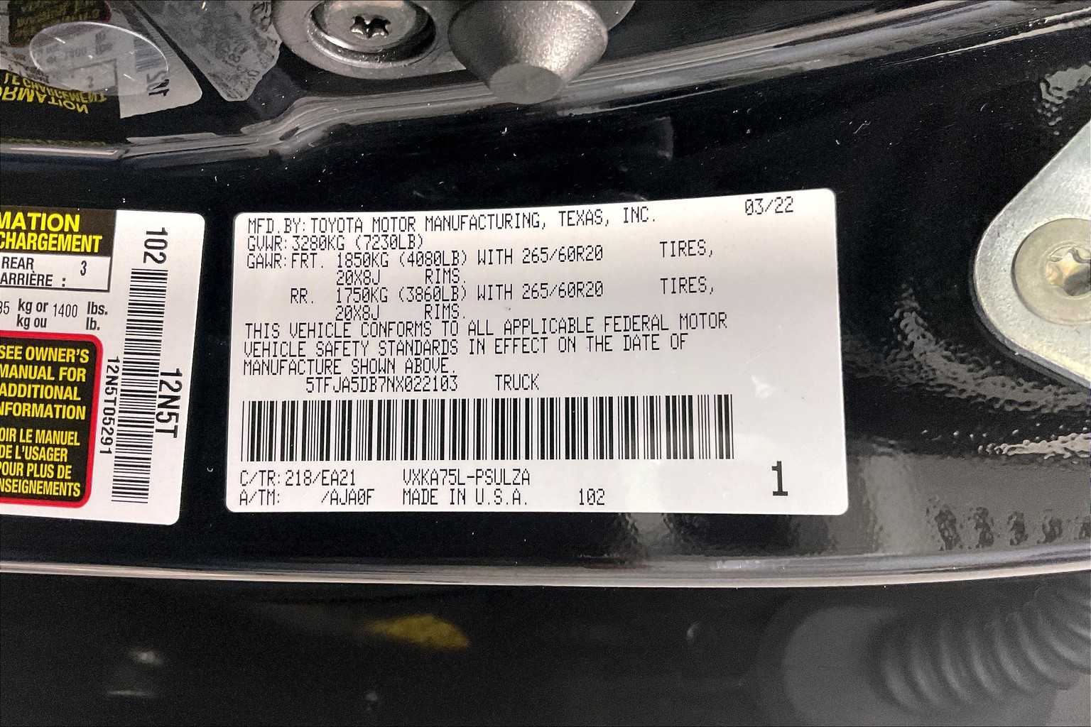 2022 Toyota Tundra Limited - Photo 36