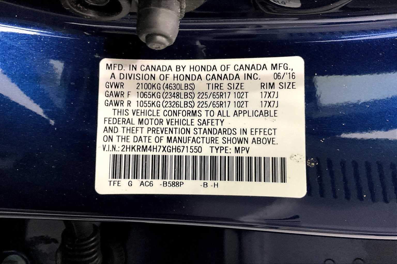 2016 Honda CR-V EX-L - Photo 36