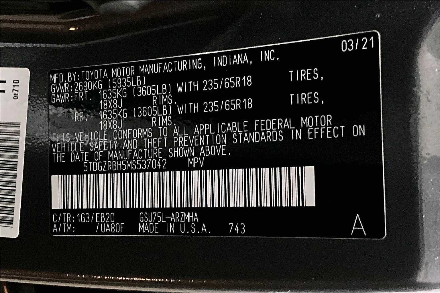 2021 Toyota Highlander XLE - Photo 36