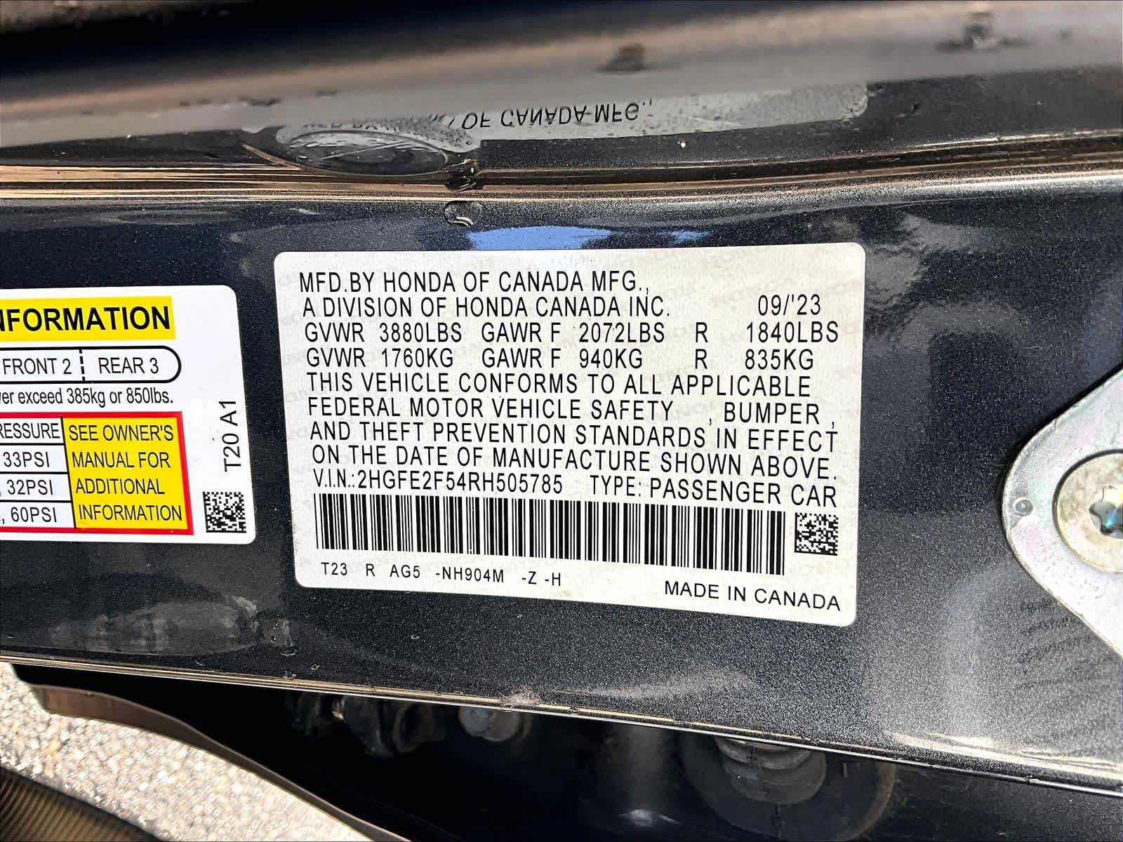 2024 Honda Civic Sport - Photo 34