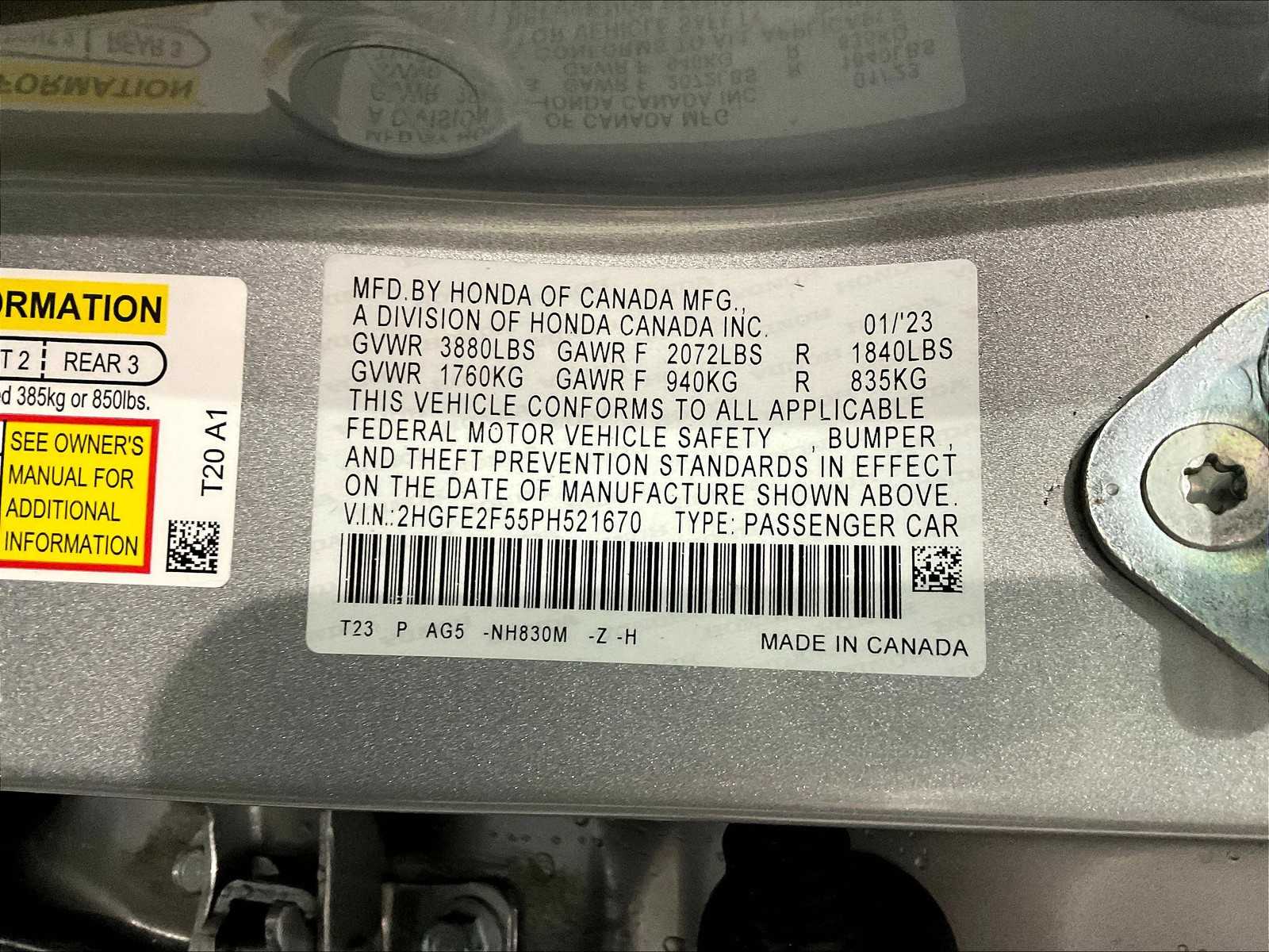 2023 Honda Civic Sport - Photo 33