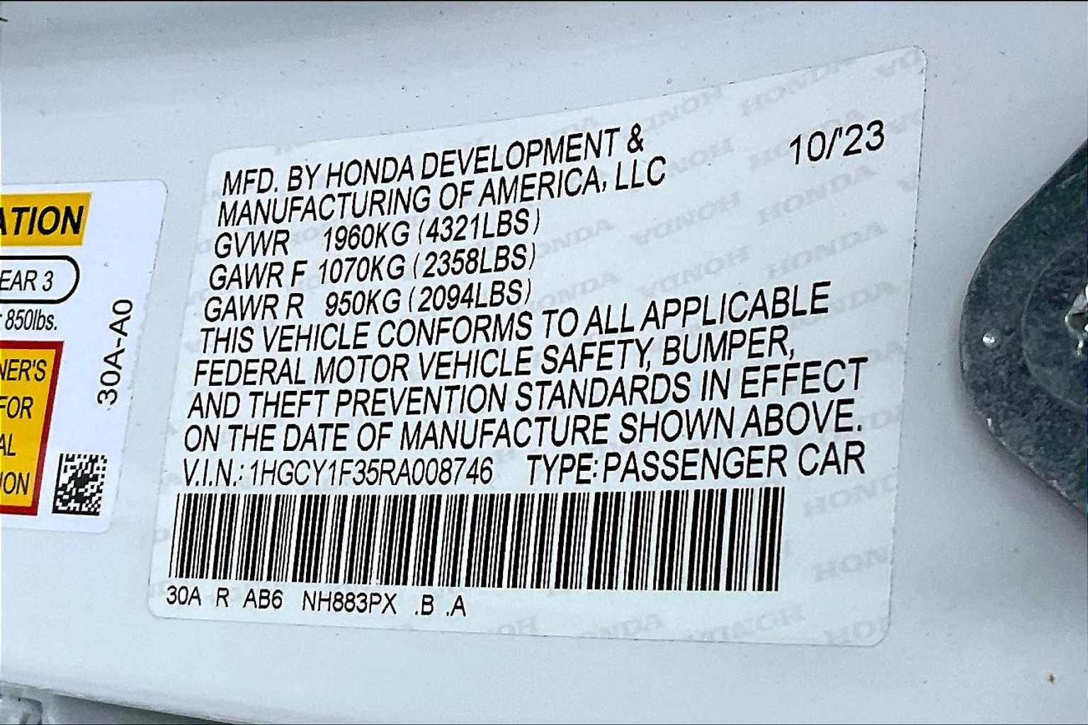 2024 Honda Accord EX - Photo 33