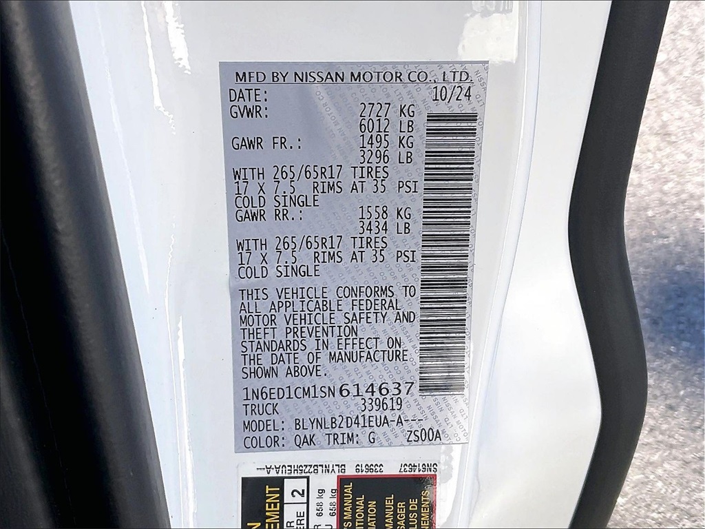 2025 Nissan Frontier SV - Photo 29