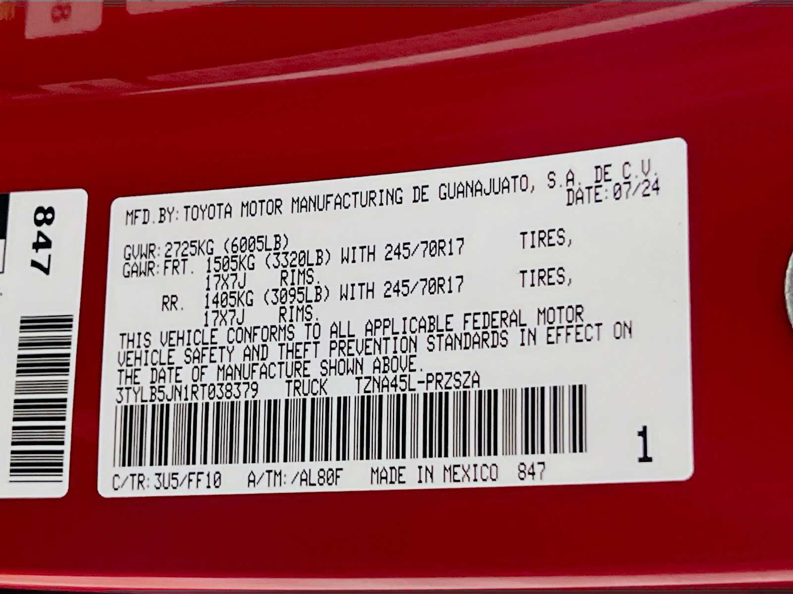 2024 Toyota Tacoma SR5 - Photo 31