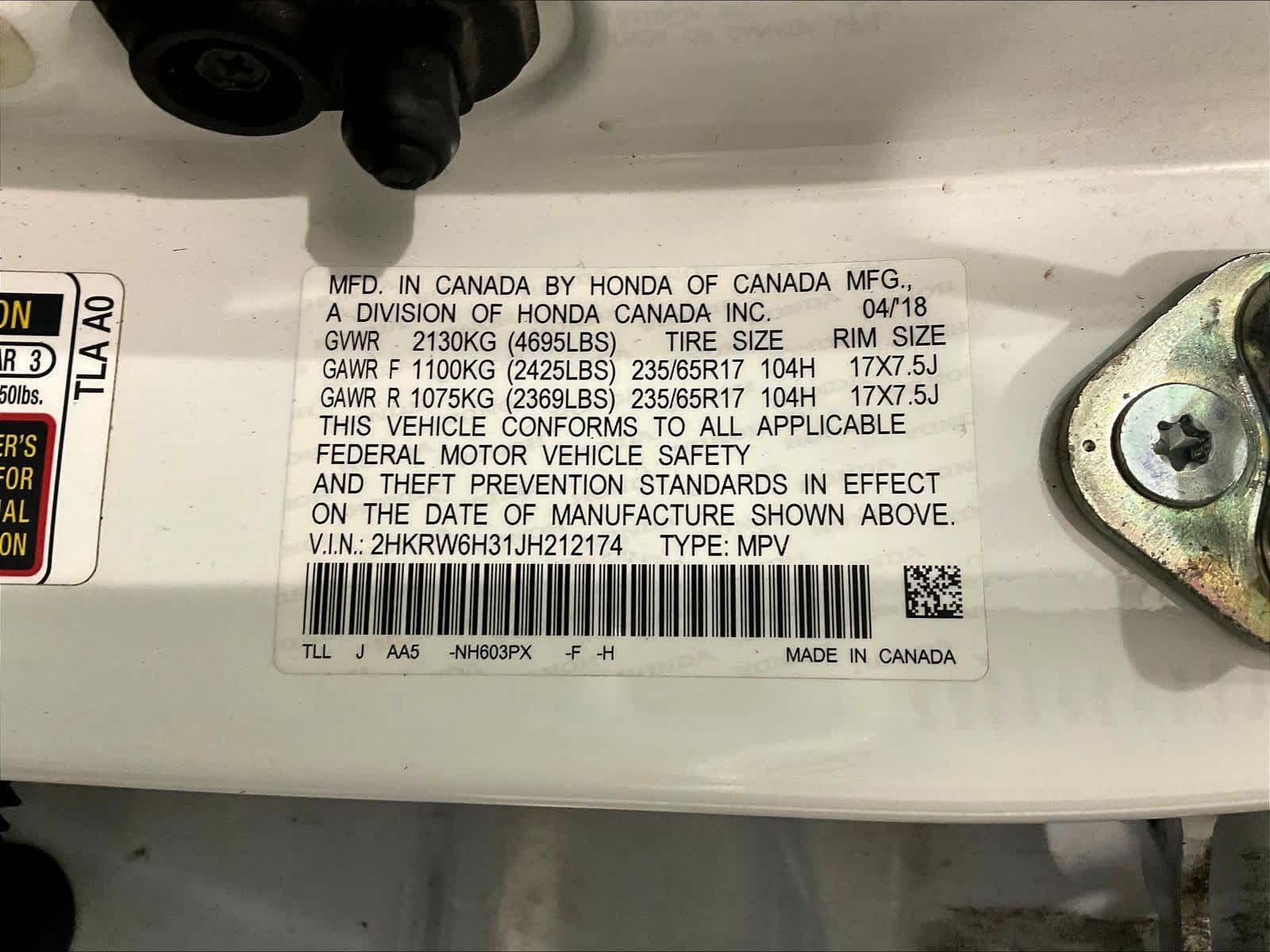 2018 Honda CR-V LX - Photo 35