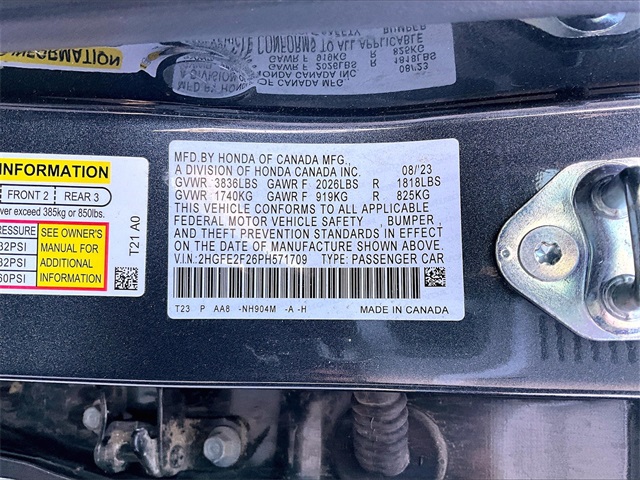 2023 Honda Civic LX - Photo 33
