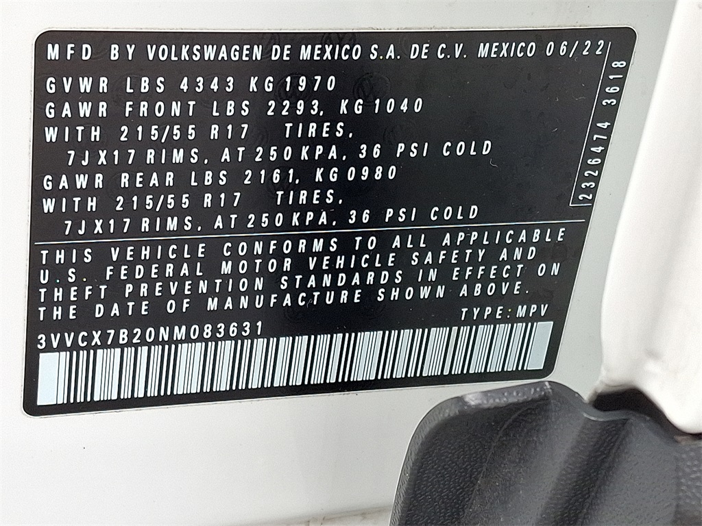 2022 Volkswagen Taos 1.5T S - Photo 27