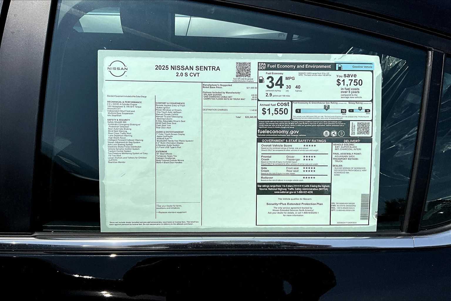 2025 Nissan Sentra S - Photo 16
