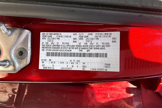 2016 Ford Escape SE - Photo 9