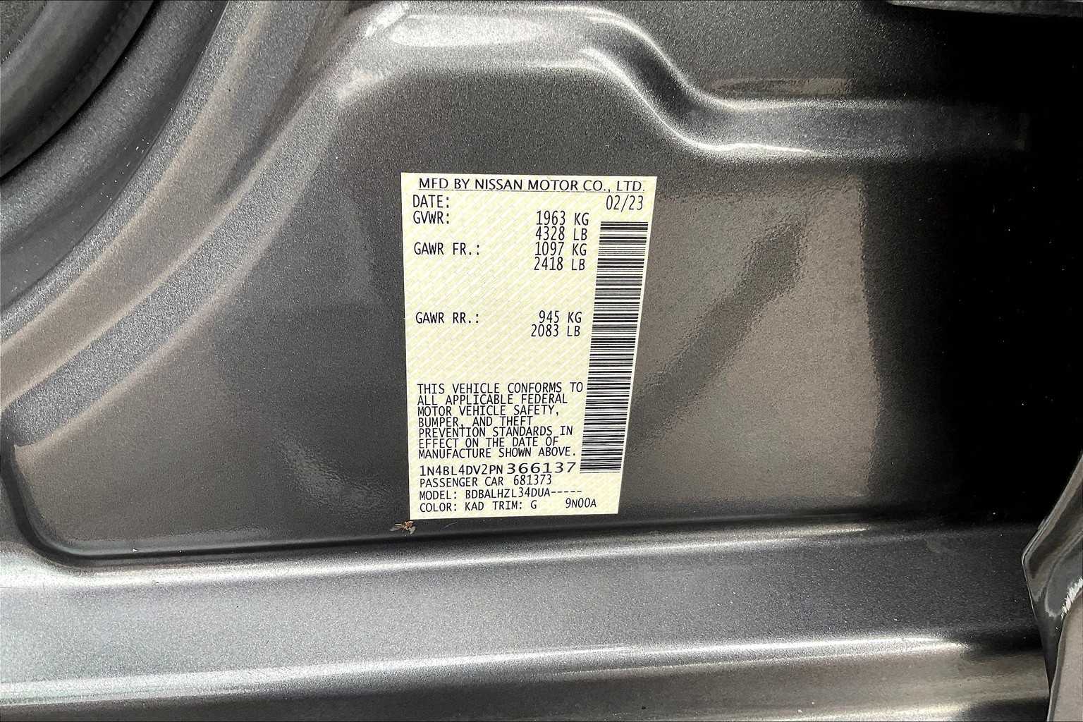 2023 Nissan Altima 2.5 SV - Photo 35