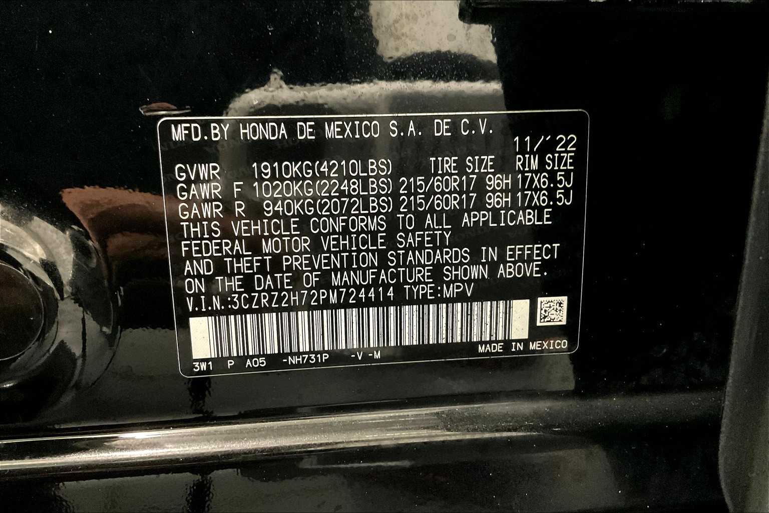 2023 Honda HR-V EX-L - Photo 34
