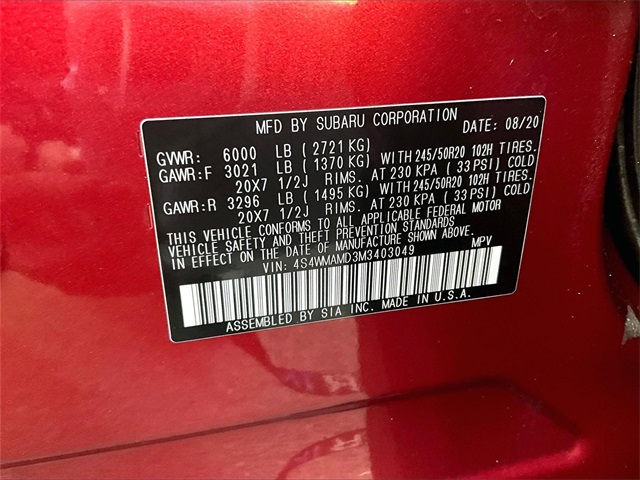 2021 Subaru Ascent Limited - Photo 35