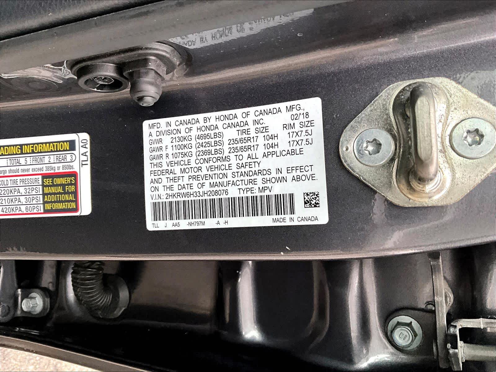 2018 Honda CR-V LX - Photo 35