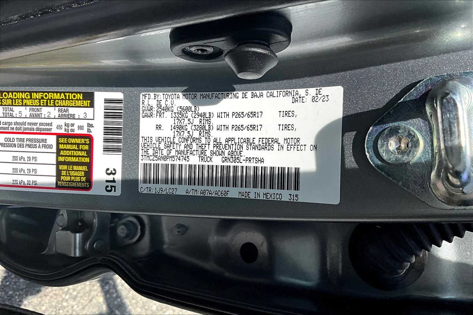 2023 Toyota Tacoma TRD Sport - Photo 37