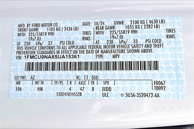 2025 Ford Escape ST-Line Select - Photo 14