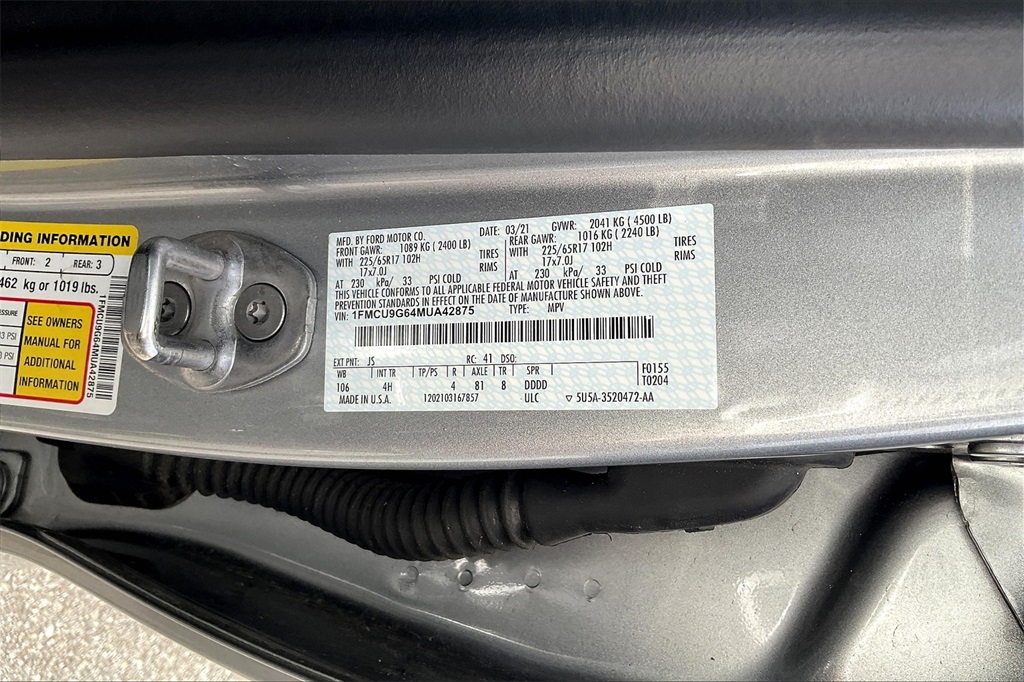 2021 Ford Escape SE - Photo 31
