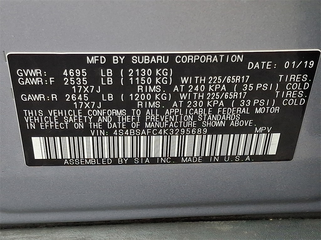 2019 Subaru Outback 2.5i Premium - Photo 27