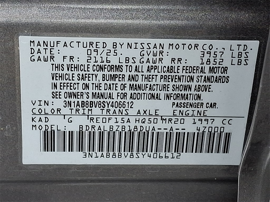 2025 Nissan Sentra S - Photo 19