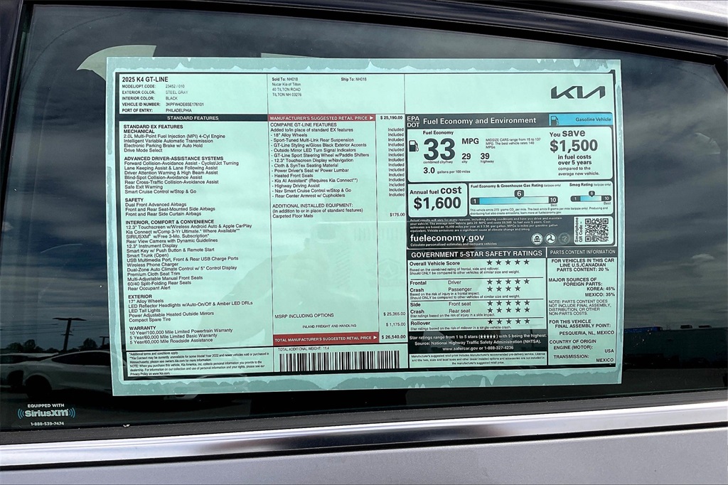 2025 Kia K4 GT-Line - Photo 17
