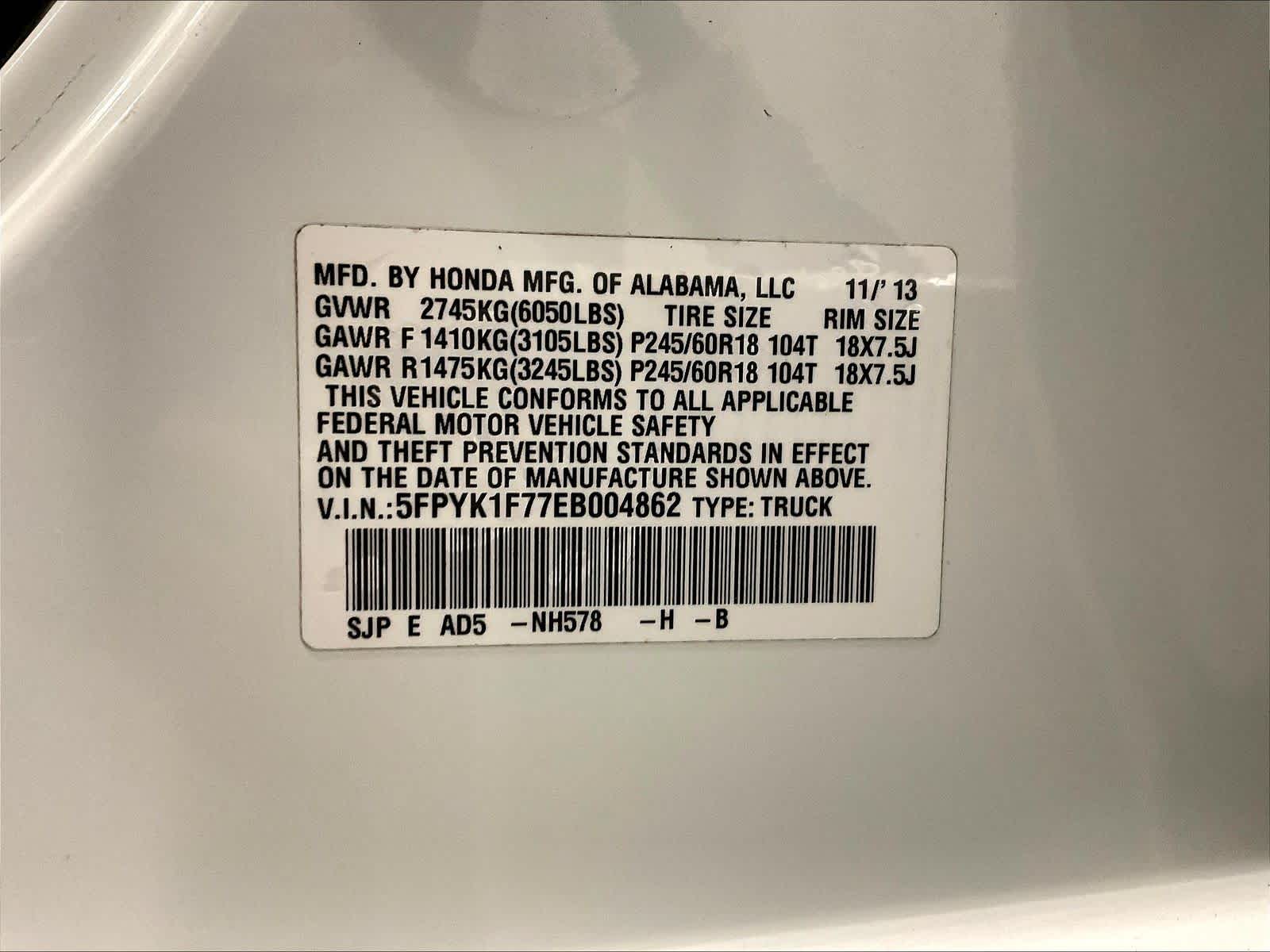 2014 Honda Ridgeline Sport - Photo 35