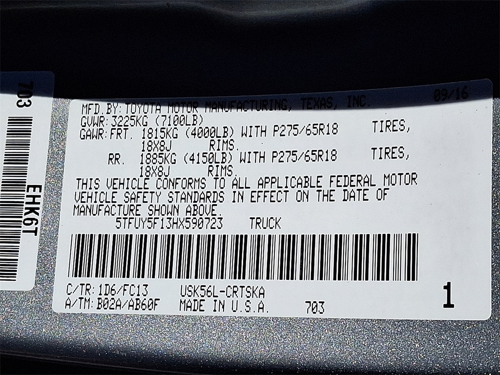 2017 Toyota Tundra SR5 - Photo 25