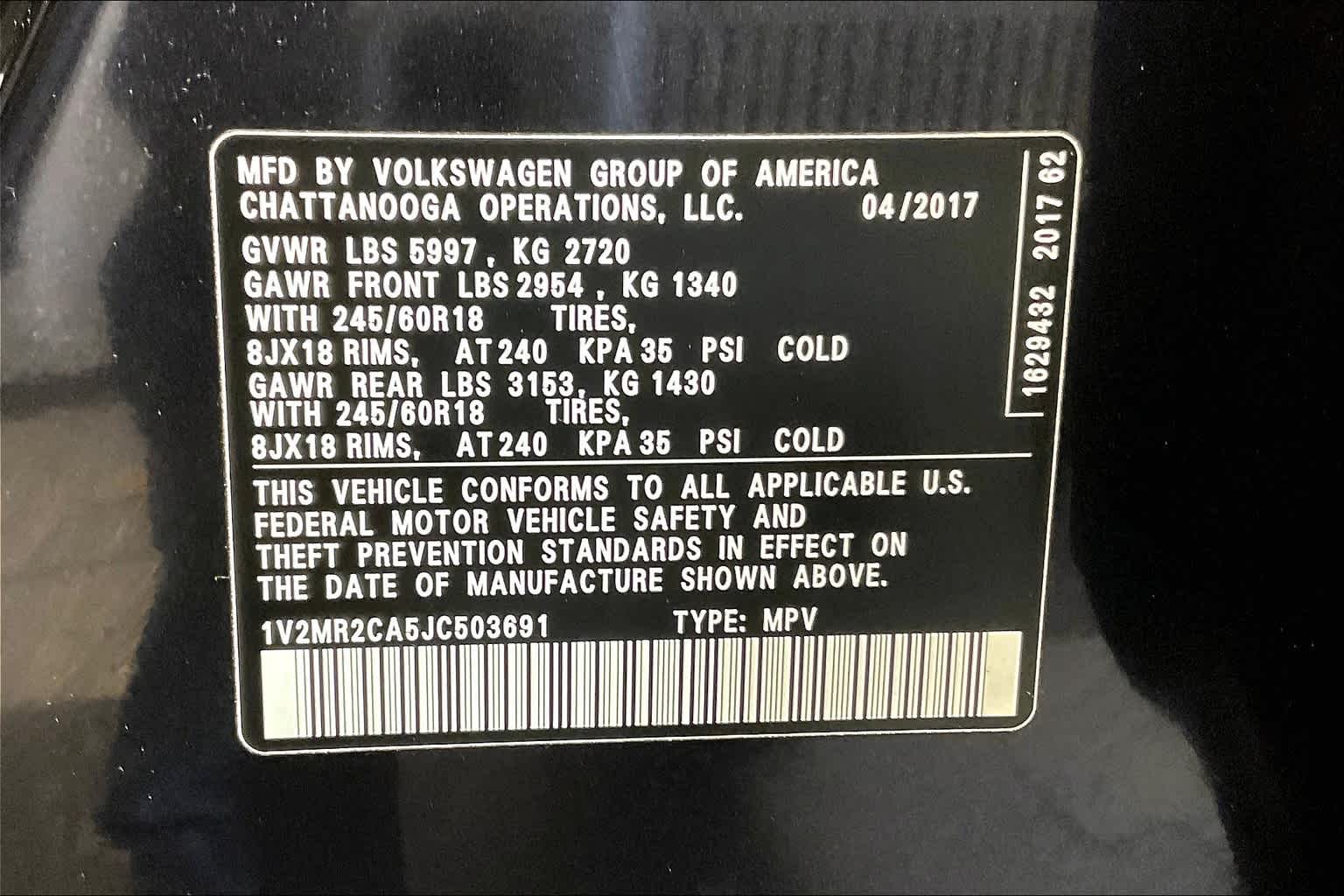 2018 Volkswagen Atlas 3.6L V6 SEL - Photo 37